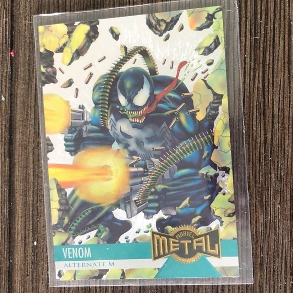 1995 Marvel Metal trading card: Alternate M: Venom #136 - Picture 1 of 2